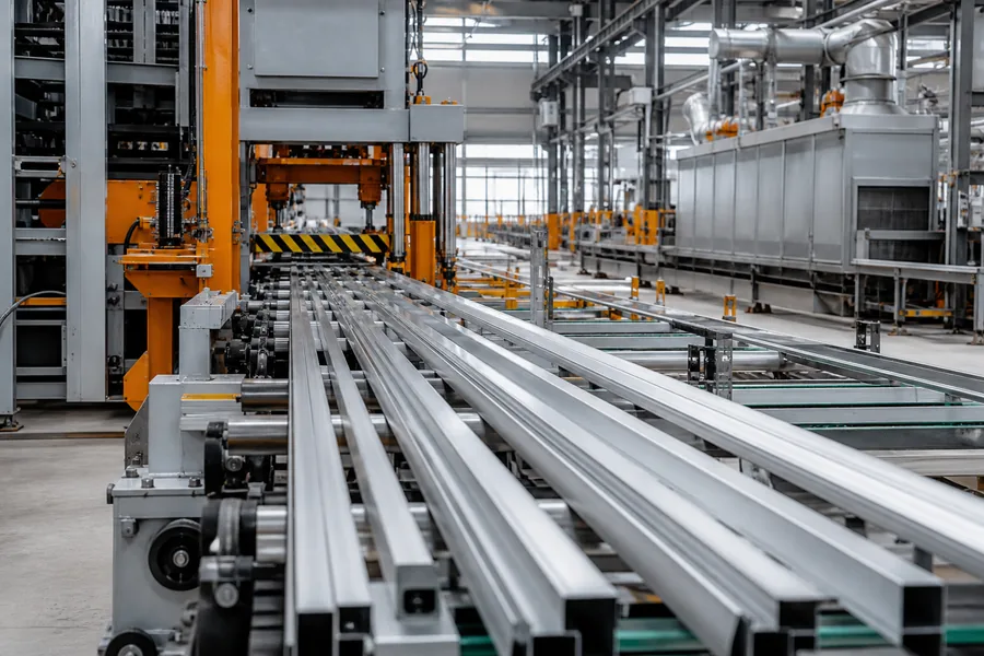 Production Line For Making Aluminum
